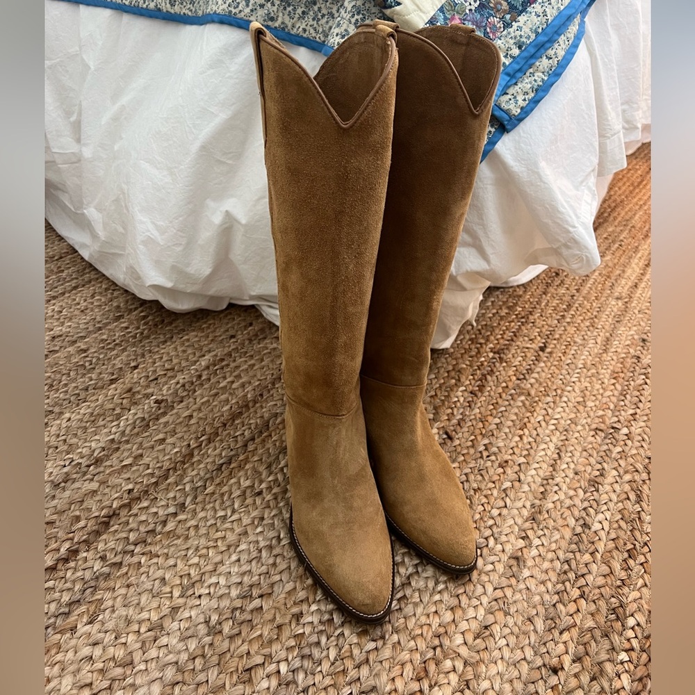 Suede banana republic tall boots